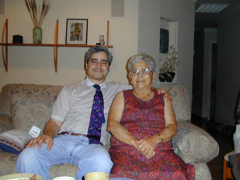 Joe with Tie and Nonna